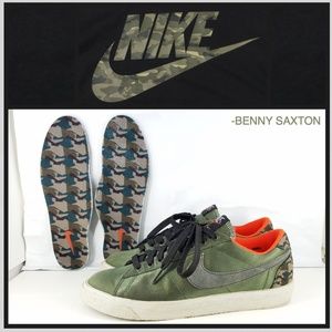 MEN'S NIKE BLAZER LOW "CAMO" SIZE 8 2007 RARE!
